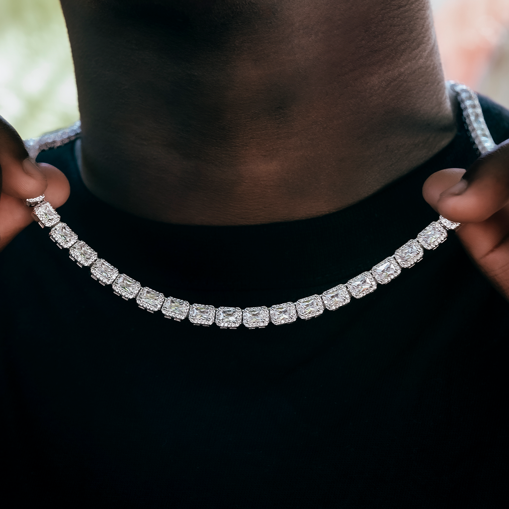 Retiazka diamant tăiat pernă tenis