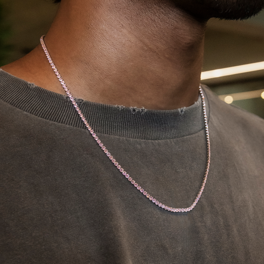 Retiazka Diamant Roz Mikro Tenis