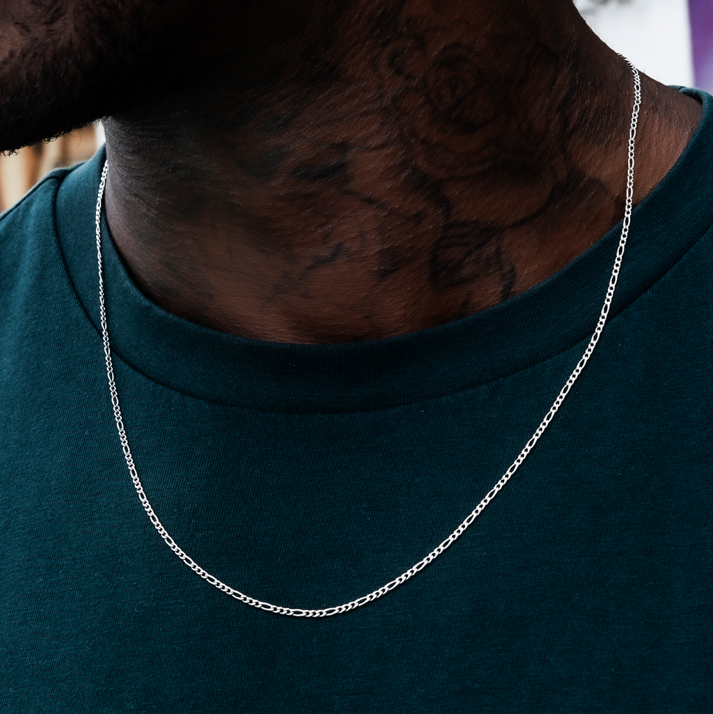 Figaro retiazka v bielom zlate - 2 mm