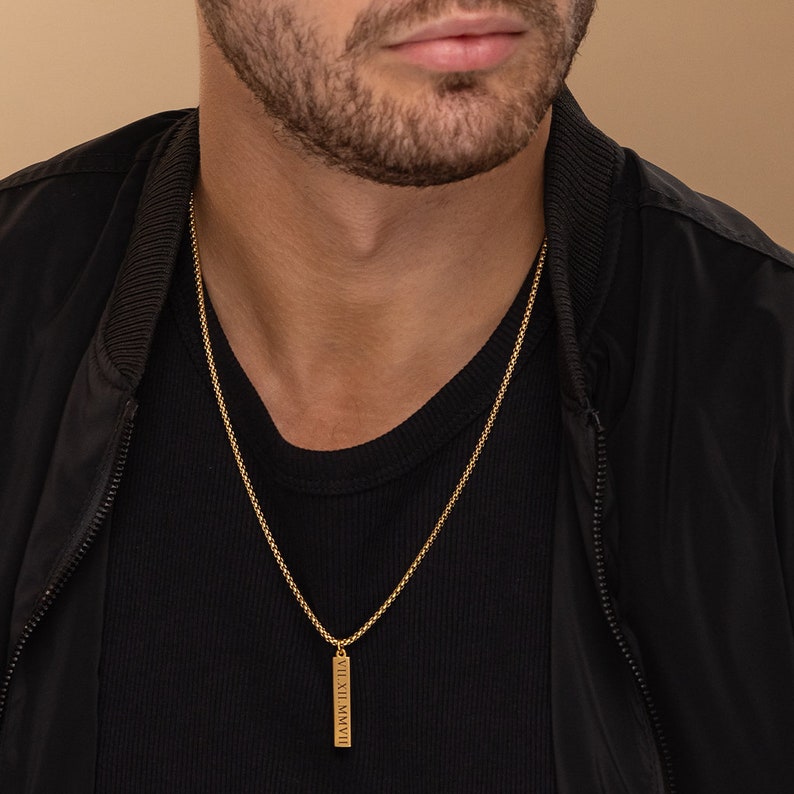 Personalizovaný pánsky náhrdelník s príveskom