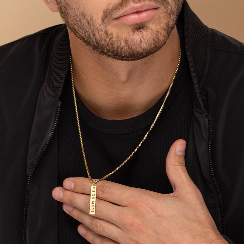 Personalizovaný pánsky náhrdelník s príveskom