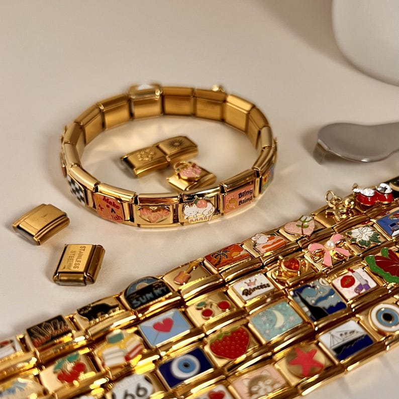 Kovovy Charms Náramok